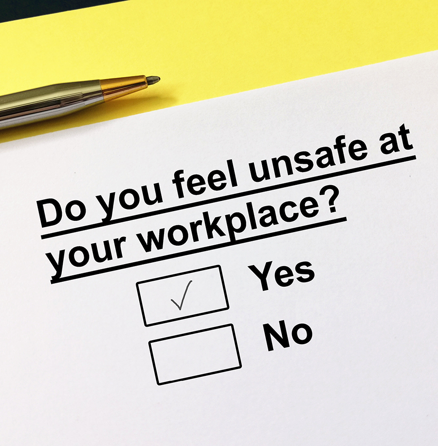 Survey Unsafe Workplace
